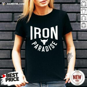 Iron Paradise V-neck- Design By Daintytee.com