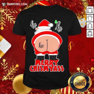 Santa Claus Ho Ho Merry Christmas Shirt- Design By Daintytee.com