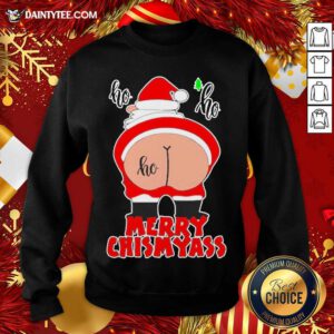 Santa Claus Ho Ho Merry Christmas Sweatshirt- Design By Daintytee.com
