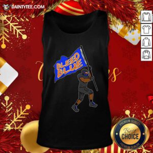Bs Bleed Blue Tank Top- Design By Daintytee.com