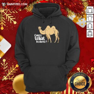 Camel Wednesday Guess What Day It Is Hoodie- Design By Daintytee.com