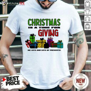 Christmas For The Greedy T-Shirt- Design By Daintytee.com