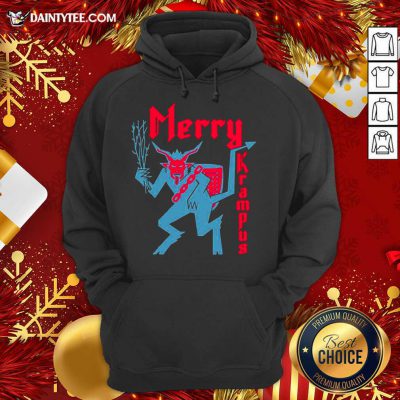Merry Krampus Christmas Hoodie - Design By Daintytee.com