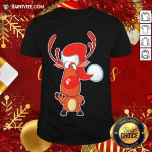 Reindeer Santa Christmas Shirt- Design By Daintytee.com