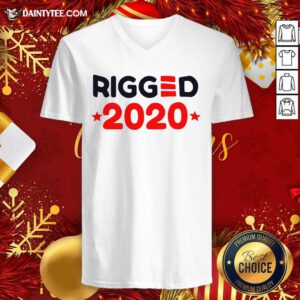 Rigged 2020 V-neck- Design By Daintytee.com