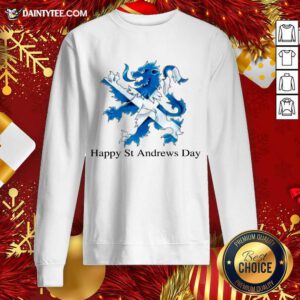 St Andrew’s Day Celebration Lion Sweatshirt- Design By Daintytee.com