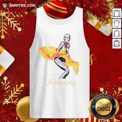 Aerosmith Merch Just Push Play Tank Top- Design By Daintytee.com