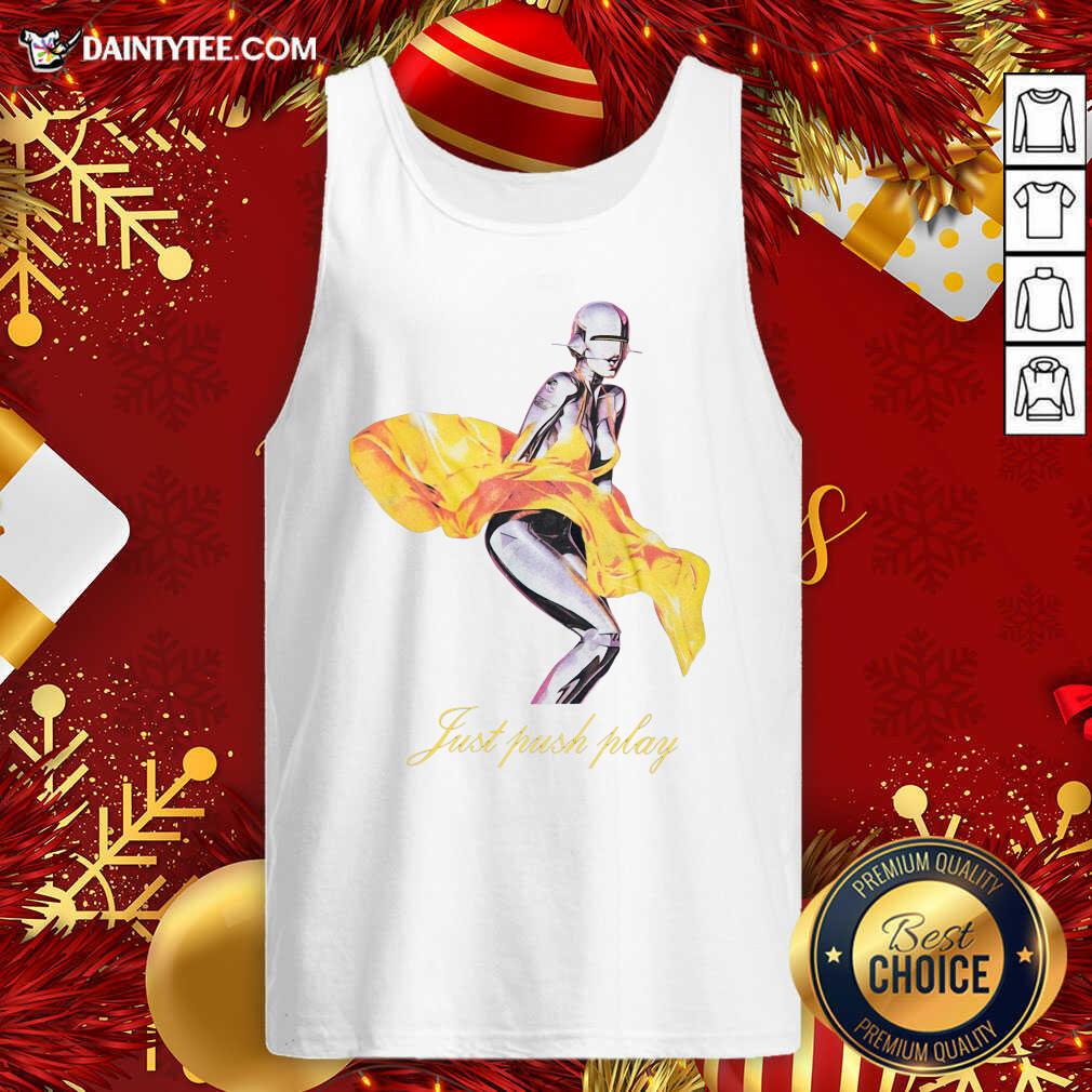 Aerosmith Merch Just Push Play Tank Top- Design By Daintytee.com Aerosmith Merch Just Push Play Tank Top- Design By Daintytee.com