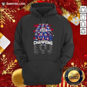 Buffalo Bills AFC East Division Champions 2020 Signature Hoodie - Design By Daintytee.com