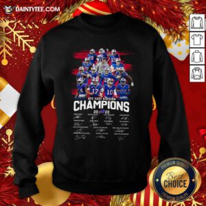 Buffalo Bills AFC East Division Champions 2020 Signature Sweatshirt - Design By Daintytee.com