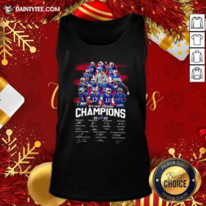 Buffalo Bills AFC East Division Champions 2020 Signature Tank Top - Design By Daintytee.com