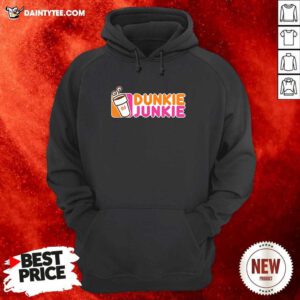 Dunkie Junkie Coffee Lover Hoodie- Design By Daintytee.com