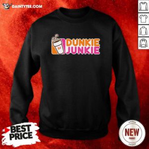 Dunkie Junkie Coffee Lover Sweatshirt- Design By Daintytee.com