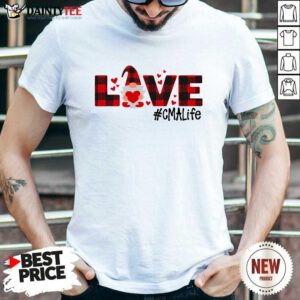 Gnome Love Valentine #CMA Life T-Shirt- Design By Daintytee.com