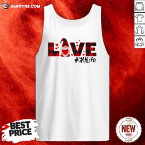 Gnome Love Valentine #CMA Life Tank Top- Design By Daintytee.com