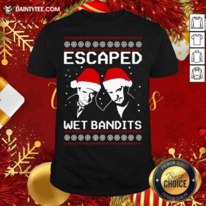 Home Alone Escaped Wet Bandits Ugly Christmas Shirt- Design By Daintytee.com