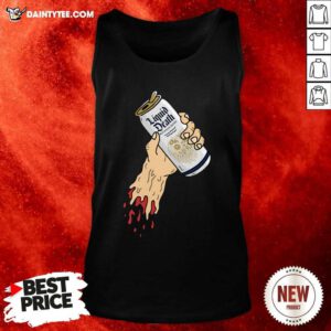 Liquid Death Merch Death Grip Tank Top- Design By Daintytee.com