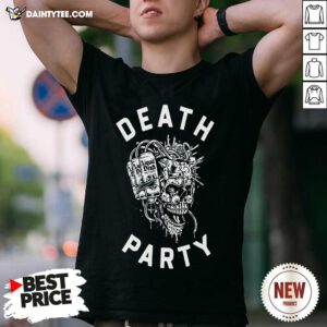 Liquid Death Merch Death Party Shirt- Design By Daintytee.com