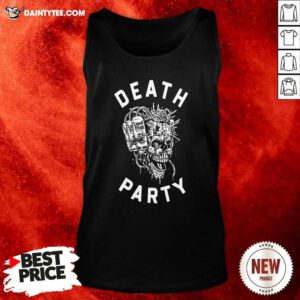Liquid Death Merch Death Party Tank Top- Design By Daintytee.com