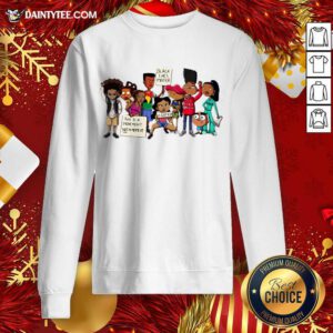 Black Lives Matter This Is A Moment Not A Moment No Justice No Peace Sweatshirt- Design By Daintytee.com