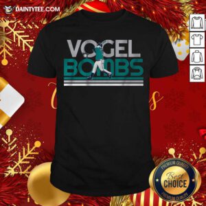 Licensed Dan Vogelbach Vogel Bombs Shirt- Design By Daintytee.com