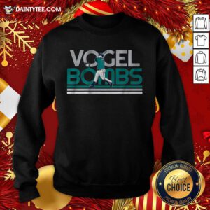Licensed Dan Vogelbach Vogel Bombs Sweatshirt- Design By Daintytee.com