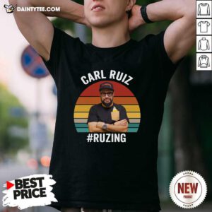 Carl Ruiz Ruzing Vintage T-Shirt- Design By Daintytee.com