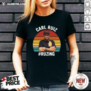Carl Ruiz Ruzing Vintage V-neck- Design By Daintytee.com