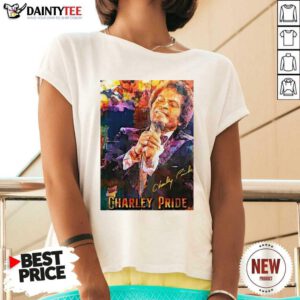 Charley Pride Signature V-neck - Design By Daintytee.com
