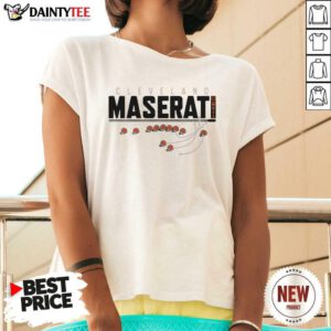 Cleveland Browns Maserati V-neck- Design By Daintytee.com