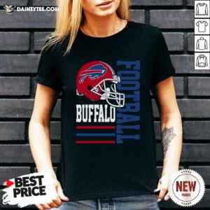 Helmet Of Buffalo Bills Football 2021 V-neck- Design By Daintytee.com