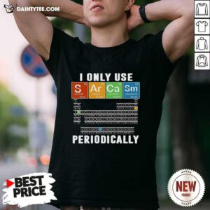 I Only Use Sarcasm Periodically Shirt- Design By Daintytee.com