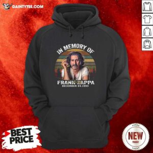 In Memory Of Frank Zappa December 04 1933 Vintage Hoodie - Design By Daintytee.com