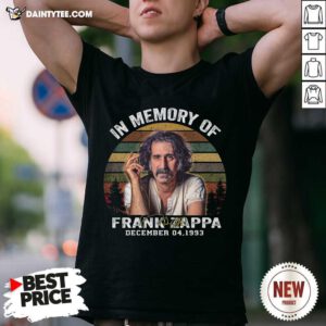 In Memory Of Frank Zappa December 04 1933 Vintage Shirt - Design By Daintytee.com