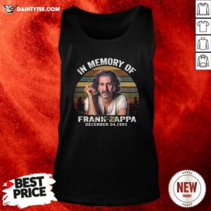 In Memory Of Frank Zappa December 04 1933 Vintage Tank Top - Design By Daintytee.com