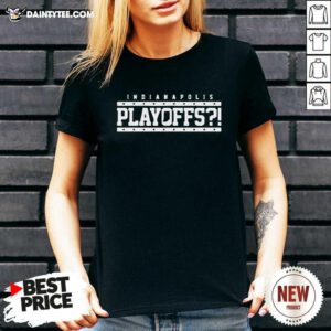 Indianapolis Colts Playoffs V-neck - Design By Daintytee.com