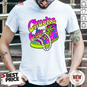 Kamala Harris Chuck And Pearls 2021 Colorful Shirt- Design By Daintytee.com