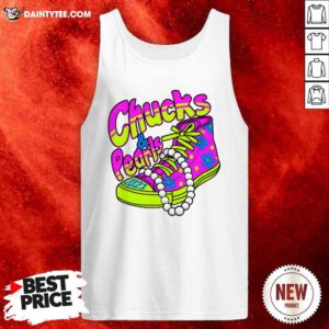 Kamala Harris Chuck And Pearls 2021 Colorful Tank Top- Design By Daintytee.com