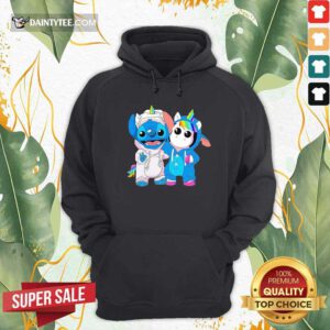 Lilo And Stitch With Unicorn 2021 Hoodie- Design By Daintytee.com