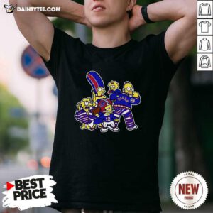 The Simpsons Buffalo Bills Football Shirt- Design By Daintytee.com