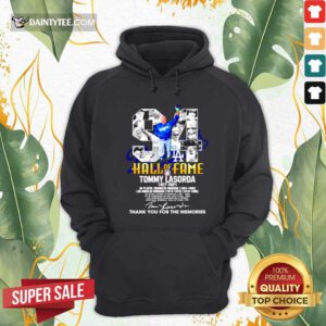 94 Hall Of Fame Tommy Lasorda 1927 2021 Thank You For The Memories Signature Hoodie- Design By Daintytee.com