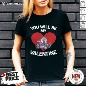 Venom You Will Be My Valentine V-neck - Design By Daintytee.com
