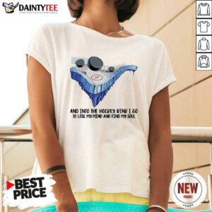 And Into The Hockey Drink I Go To Lose My Mind And Find My Soul V-neck- Design By Daintytee.com