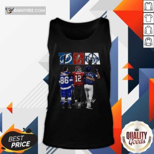 The Nikita Kucherov Brady And Arozarena Tampa Buccaneers Rays 2021 Signatures Tank Top- Design By Daintytee.com