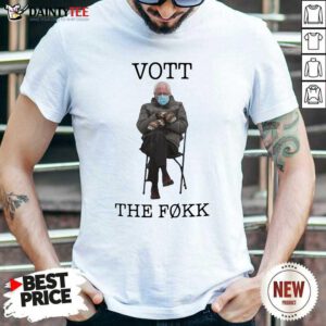 Bernie Sanders Vott The Fokk Shirt- Design By Daintytee.com