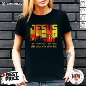 Jesus True Story Baby Child Man Victor King V-neck - Design By Daintytee.com