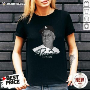 Los Angeles Dodgers Tommy Lasorda 1927 2021 Tank Top- Design By Daintytee.com