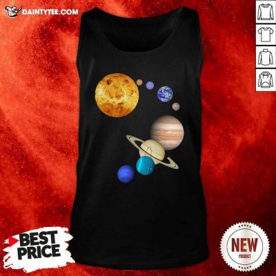 Planets In Solar System Science Tank Top- Design By Daintytee.com
