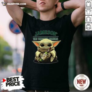 Baby Yoda Hug Jameson Irish Whiskey Shirt- Design By Daintytee.com