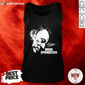 Bruce Springsteen Signature Tank Top - Design By Daintytee.com